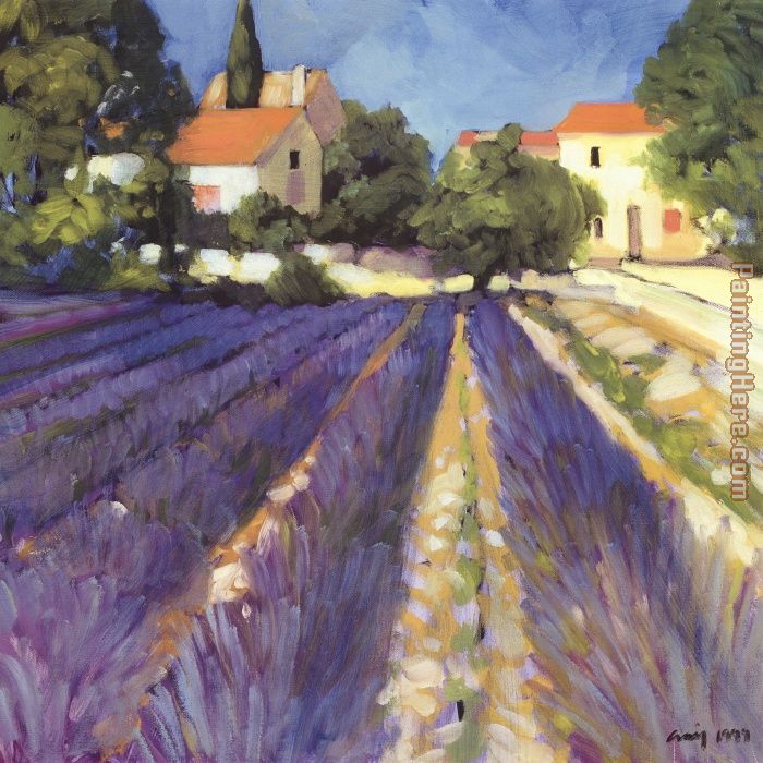 Lavender Fields painting - Philip Craig Lavender Fields art painting